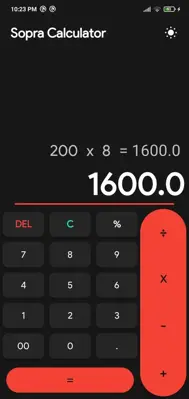 Sopra Calculator android App screenshot 2